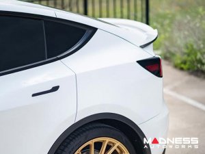 Tesla Model Y Rear Spoiler - Carbon Fiber - Estremo Tesla Model Y Rear Spoiler - Carbon Fiber - Estremo